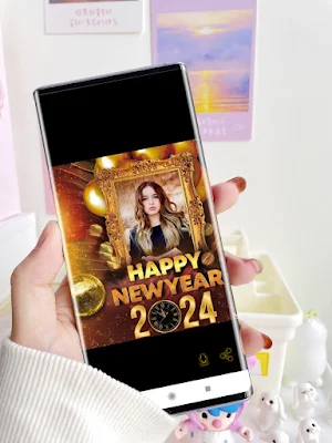 new year photo frame2024 Screenshot 0