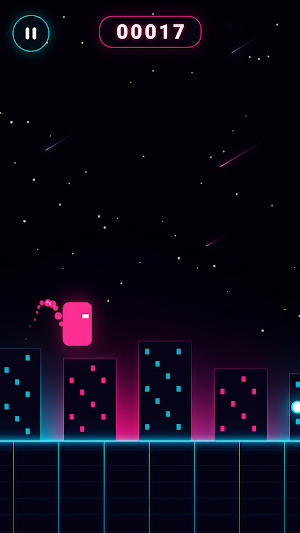 Neon Block: Carrera Infinita Screenshot 3