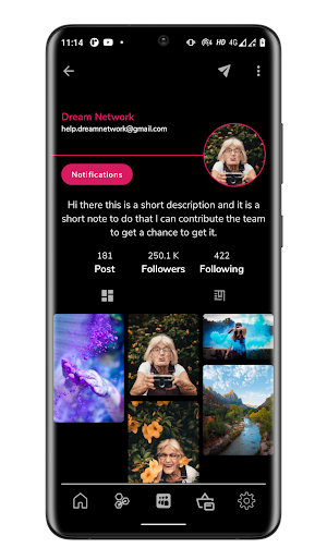 DreamApp -  Social Platform Screenshot 1