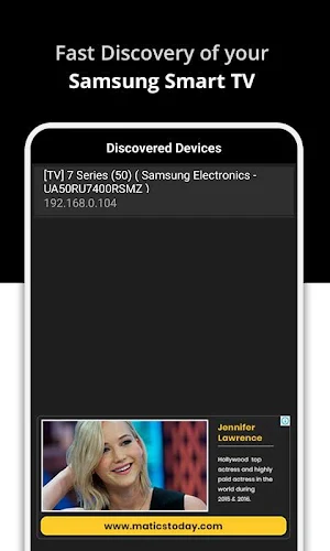SAM-Matics: TV Remote for SAMSUNG Smart TV Screenshot 0