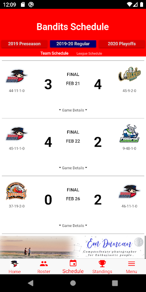 Brooks Bandits Official App Screenshot 3