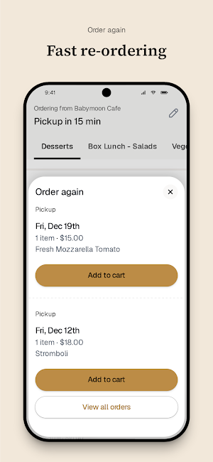 Babymoon Cafe To Go Screenshot 3