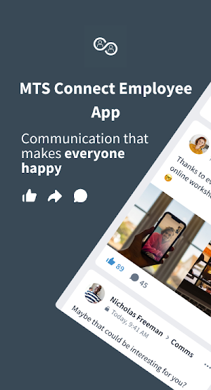 MTS Connect Employee App Screenshot 0