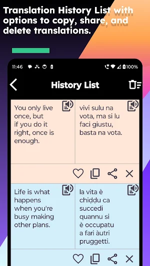 English Sicilian Translate Screenshot 3