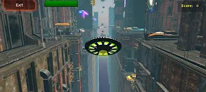 UFO Runner: City Skies Chase Screenshot 1