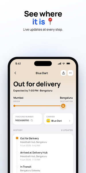 TrackPost – Courier Tracker Screenshot 1