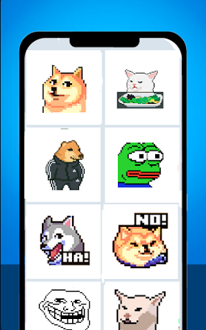 Meme Color by Number Pixel art Screenshot 1