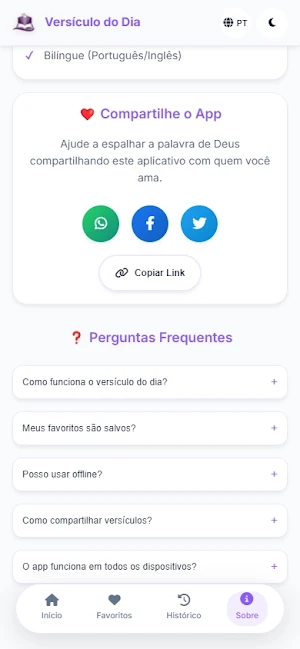 Versículo do Dia Screenshot 1