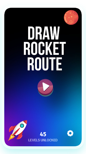 Draw Rocket Route: Puzzle Game Screenshot 0