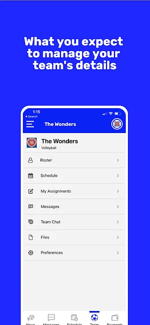 AnyClub - Your Club & Team App Screenshot 1