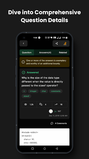 Bug Bridger for Stack Overflow Screenshot 1