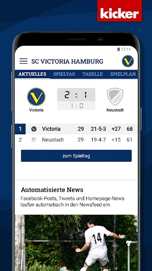 SC Victoria Hamburg Screenshot 2