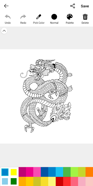 Fantasy Coloring Book Screenshot 2