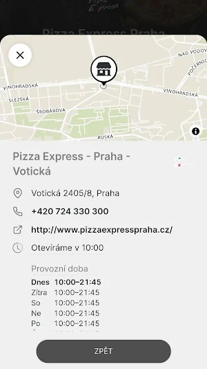 Pizza Express Praha Screenshot 3