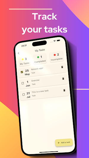Easy Calendar: holidays & task Screenshot 1