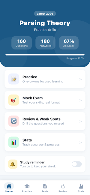 Parsing Theory: Practice Screenshot 0