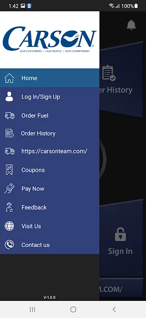Carson Fuel App Screenshot 2