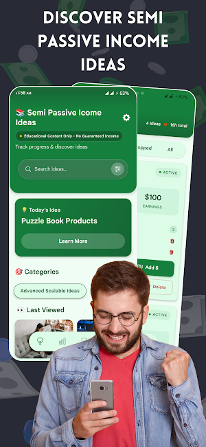 Semi Passive Income Ideas Screenshot 0
