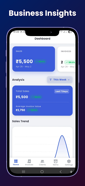 Simple Invoice Generator Screenshot 1