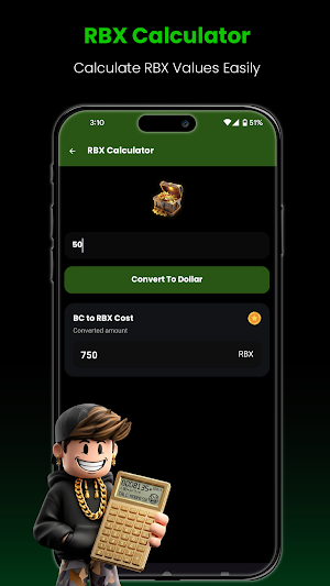 RBX Calculator Robux Counter Screenshot 3
