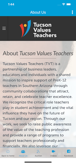 Tucson Values Teachers Screenshot 1