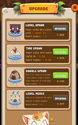 Cute Cat Merge Screenshot 3