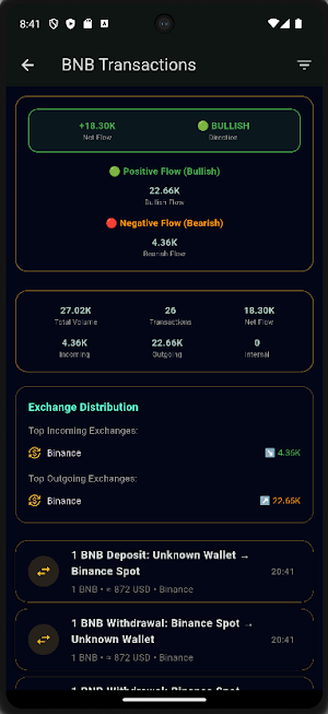 WhaleRadar Screenshot 3