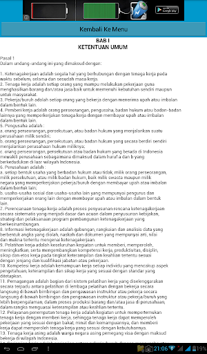 Undang-Undang Ketenagakerjaan Screenshot 3