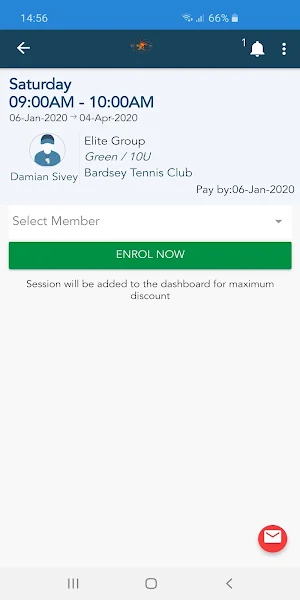 Bardsey Tennis Screenshot 1