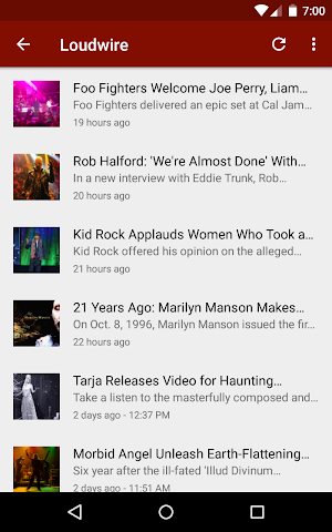 MetalliNews - Metal And Rock News, Bands, Concerts Screenshot 2