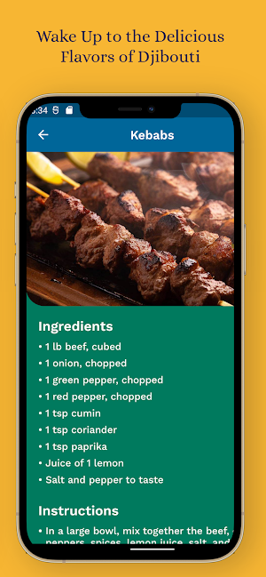 Djiboutian Recipes Screenshot 3
