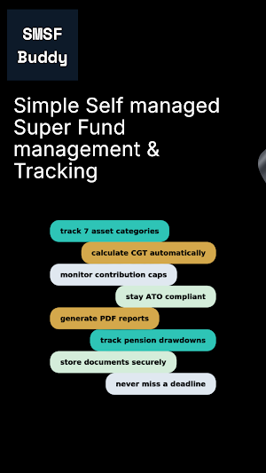 SMSF Buddy: Super Fund Tracker Screenshot 0