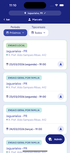Ensaios CCB Screenshot 2