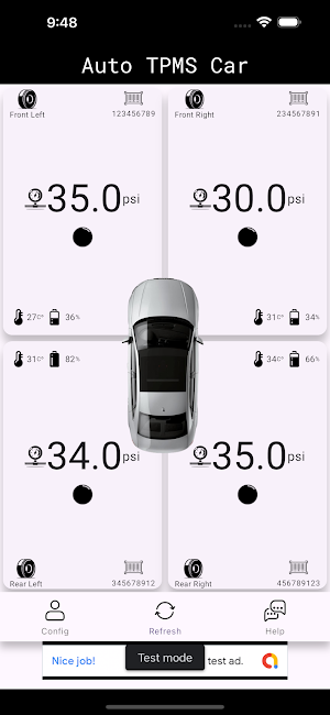 Auto TPMS Car Screenshot 0