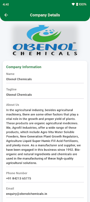 OBENOL CHEMICALS Screenshot 3