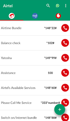 USSD Tanzania -Airtel, Tigo, Vodacom Screenshot 0