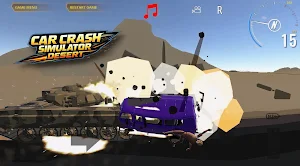 Car Crash Simulator Desert Screenshot 0
