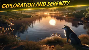 Wolf Simulator 3D Wild Animal Screenshot 1