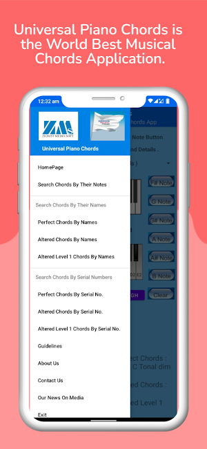 Universal Piano Chords Screenshot 2