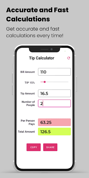 Tip Calculator Screenshot 2