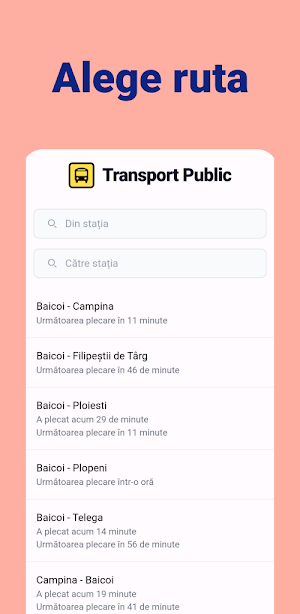 Transport Public Baicoi Screenshot 0