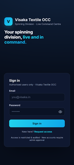 Visaka Textile OCC Screenshot 0