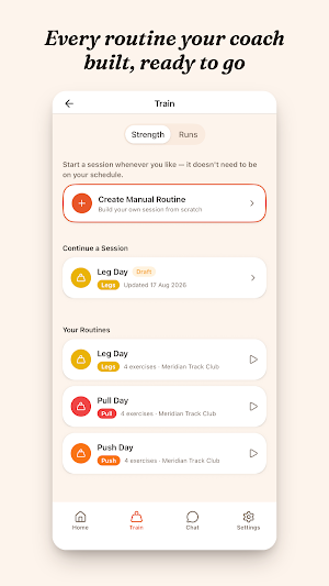 Verve: Coach-Led Training Screenshot 1