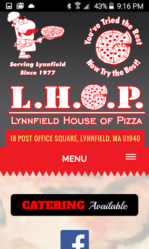 Lynnfield House of Pizza Screenshot 1