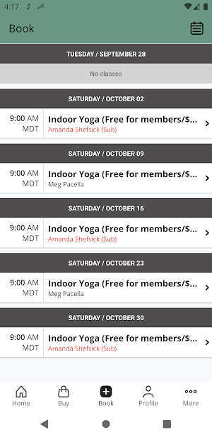 Peace Out Yoga Screenshot 1