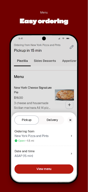New York Pizza and Pints Screenshot 2