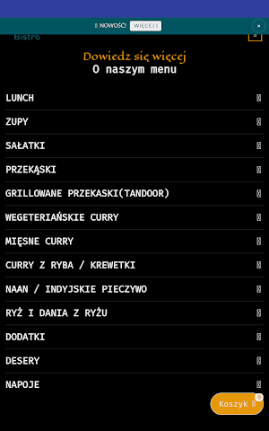 Indian Bistro Screenshot 2