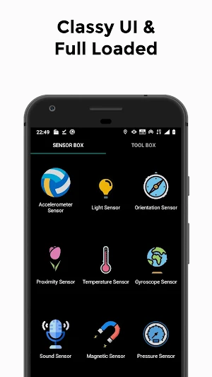 Sensor Box for Android - Sensors Toolbox Screenshot 1