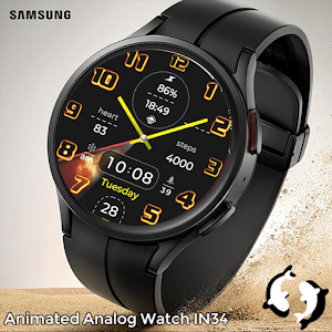 Animated Analog Watch Face 34 Screenshot 1