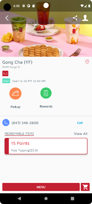 Gong Cha Tea Screenshot 3